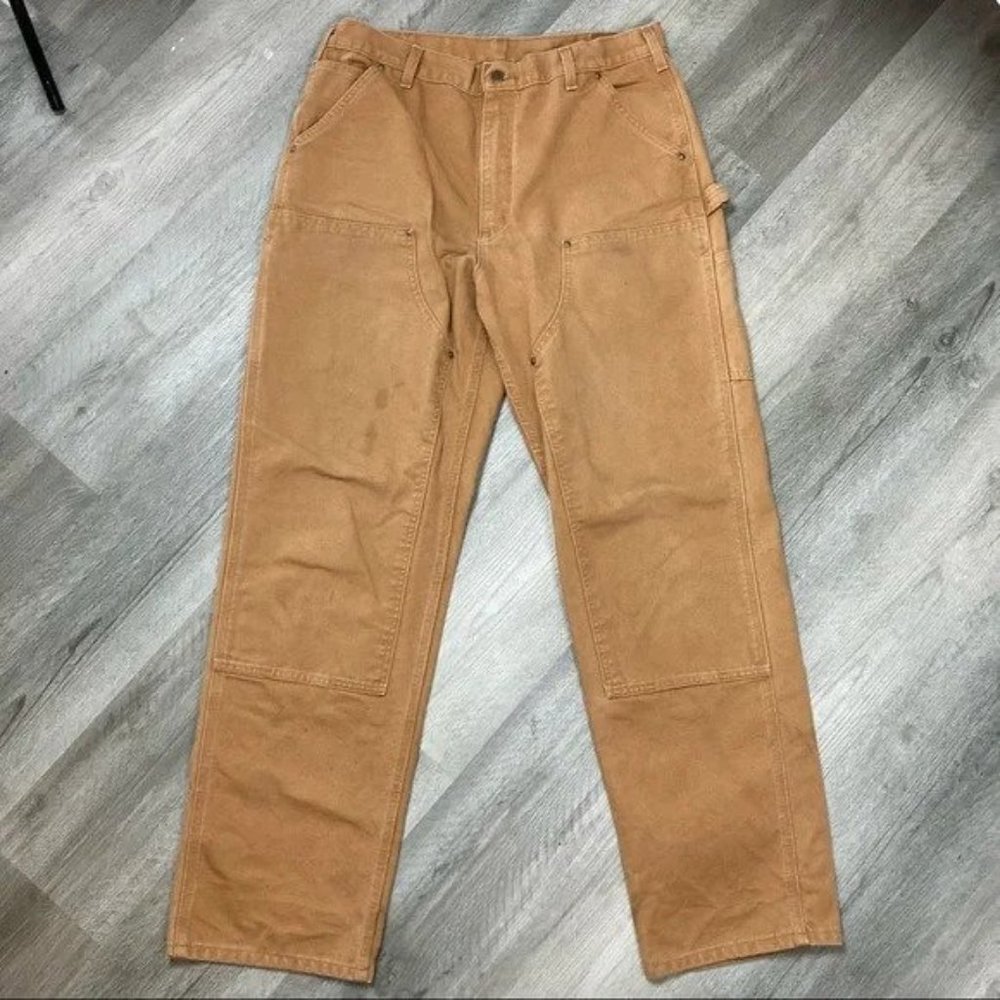 Carhartt Double Knee Dungaree Denim Jeans